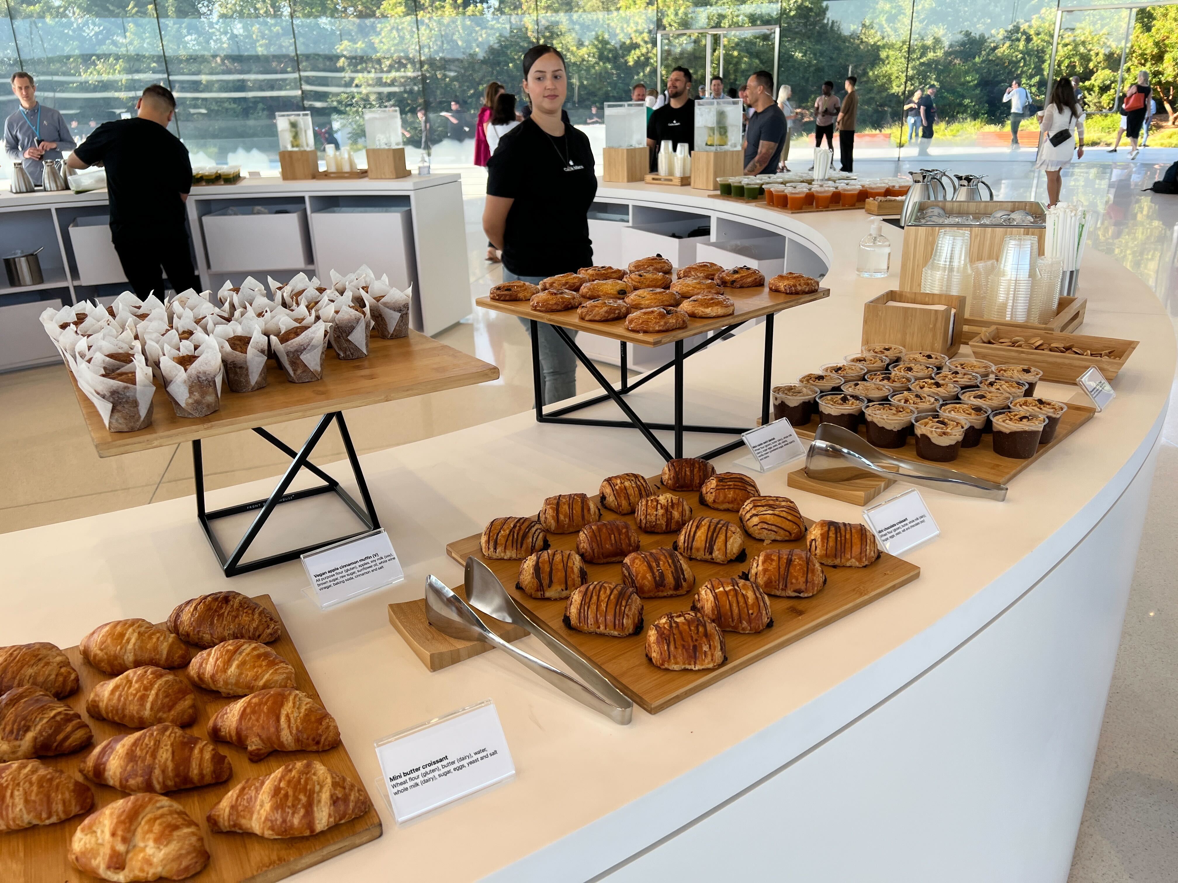 Inside the Steve Jobs Theater at September 7 event on Apple campus
