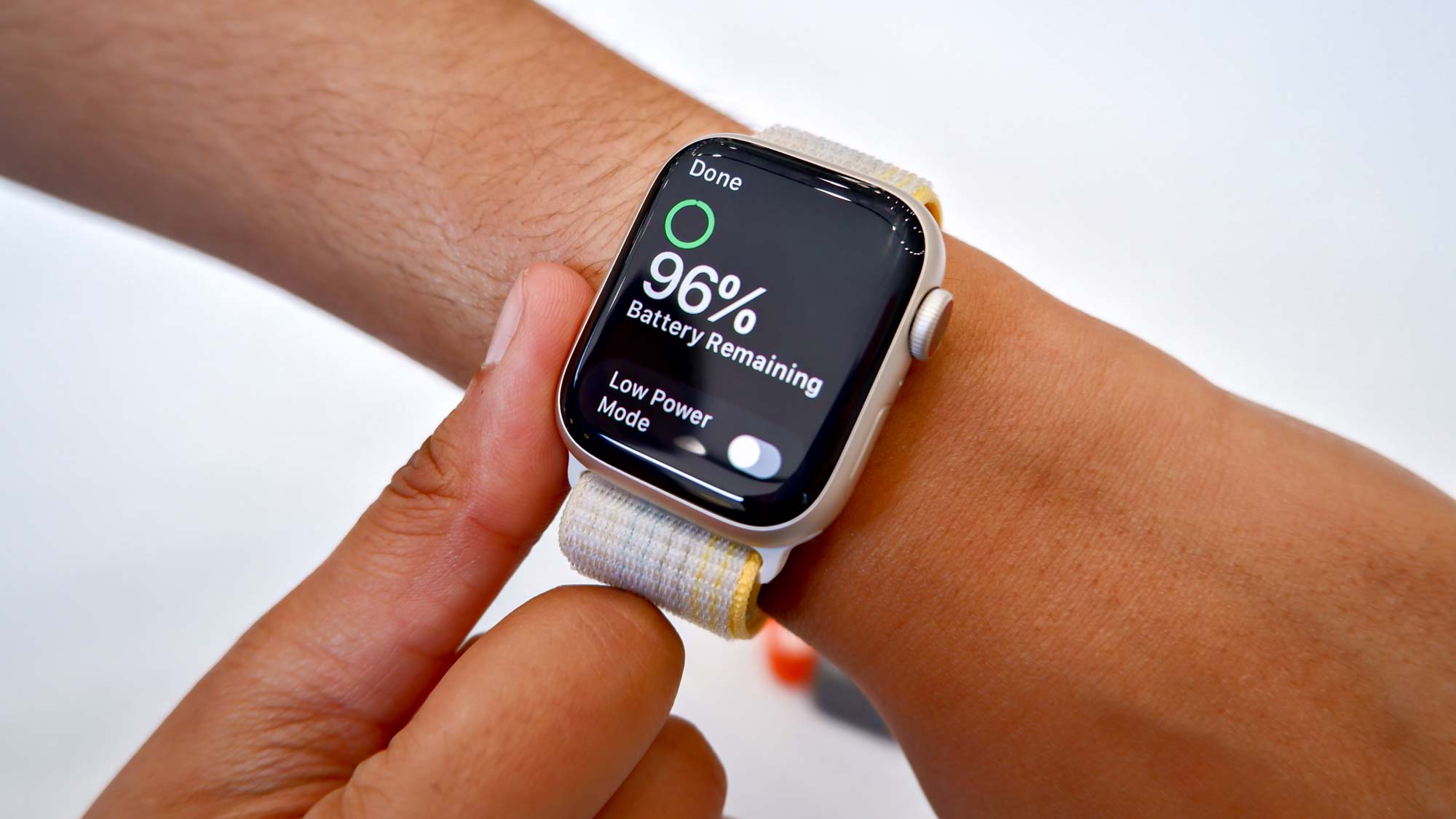 Apple Watch 8 low power mode
