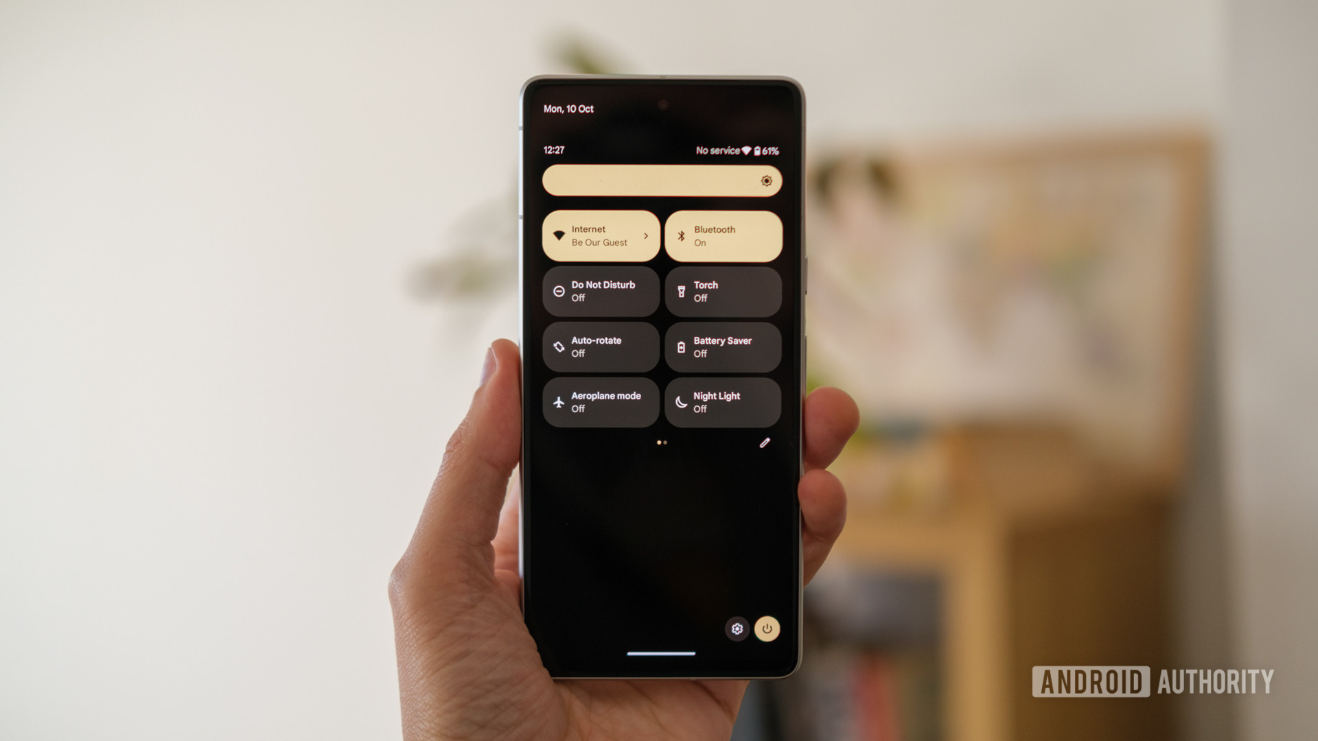 Google Pixel 7 quick settings Google Pixel 7 quick settings