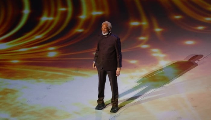 Morgan Freeman and BTS Jungkook steal the show at 2022 World Cup in Qatar