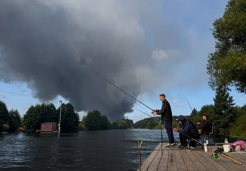 Wildberries warehouse in Moscow region on fire after Ukrainian drone attack