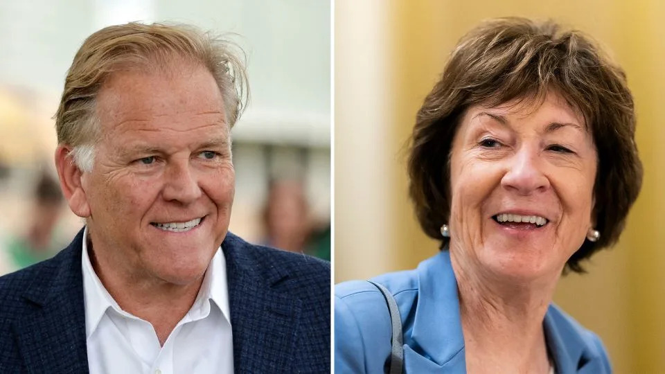 Mike Rogers, left, and Sen. Susan Collins - Getty Images