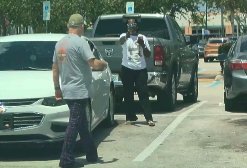 Broward County State Attorney's Office - PHOTO: A still included in the Broward County State Attorney's Office memo on a shooting in a Walmart parking lot in North Lauderdale, Florida, June 30, 2026.