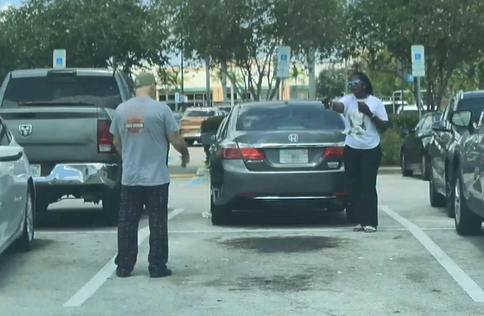 Broward County State Attorney's Office - PHOTO: A still included in the Broward County State Attorney's Office memo on a shooting in a Walmart parking lot in North Lauderdale, Florida, June 30, 2026.