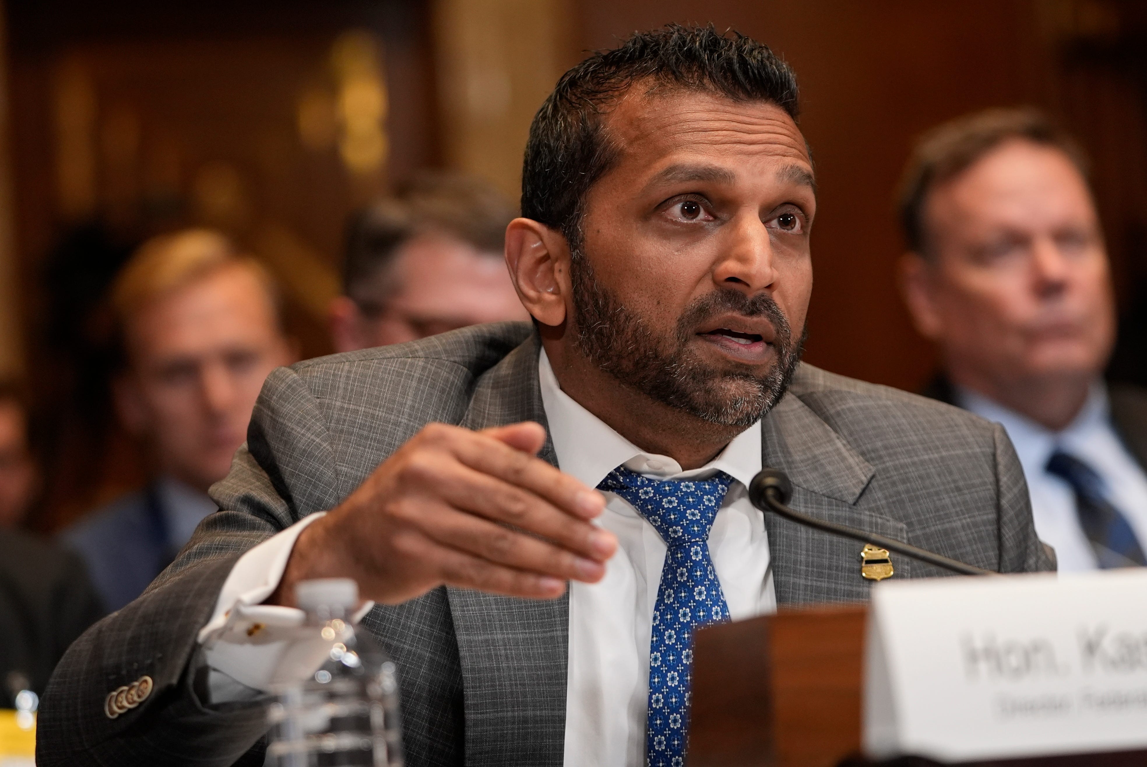 FBI Director Kash Patel testifies in front of the Senate Appropriations Subcommittee on Commerce, Justice, Science, and Related Agencies on May 12, 2026, in Washington, DC.