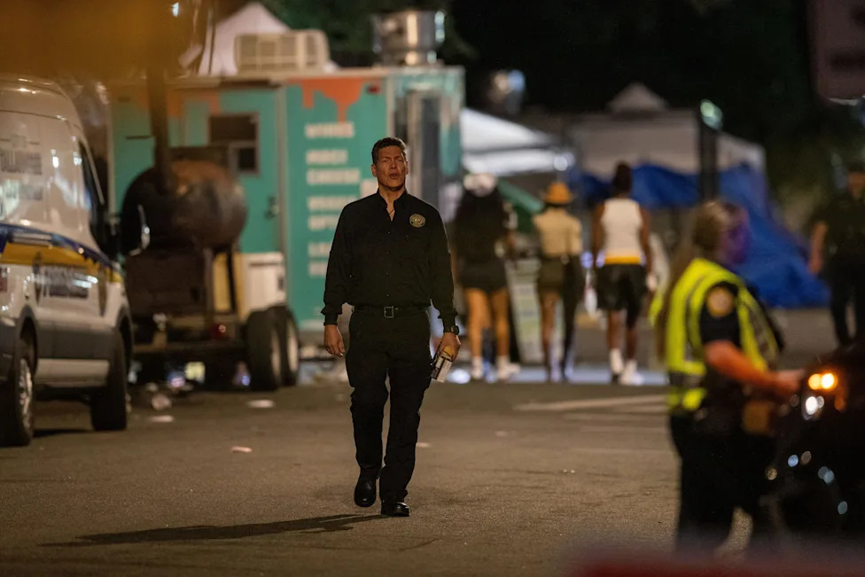 Scenes from shooting behind Florida A&M University football stadium