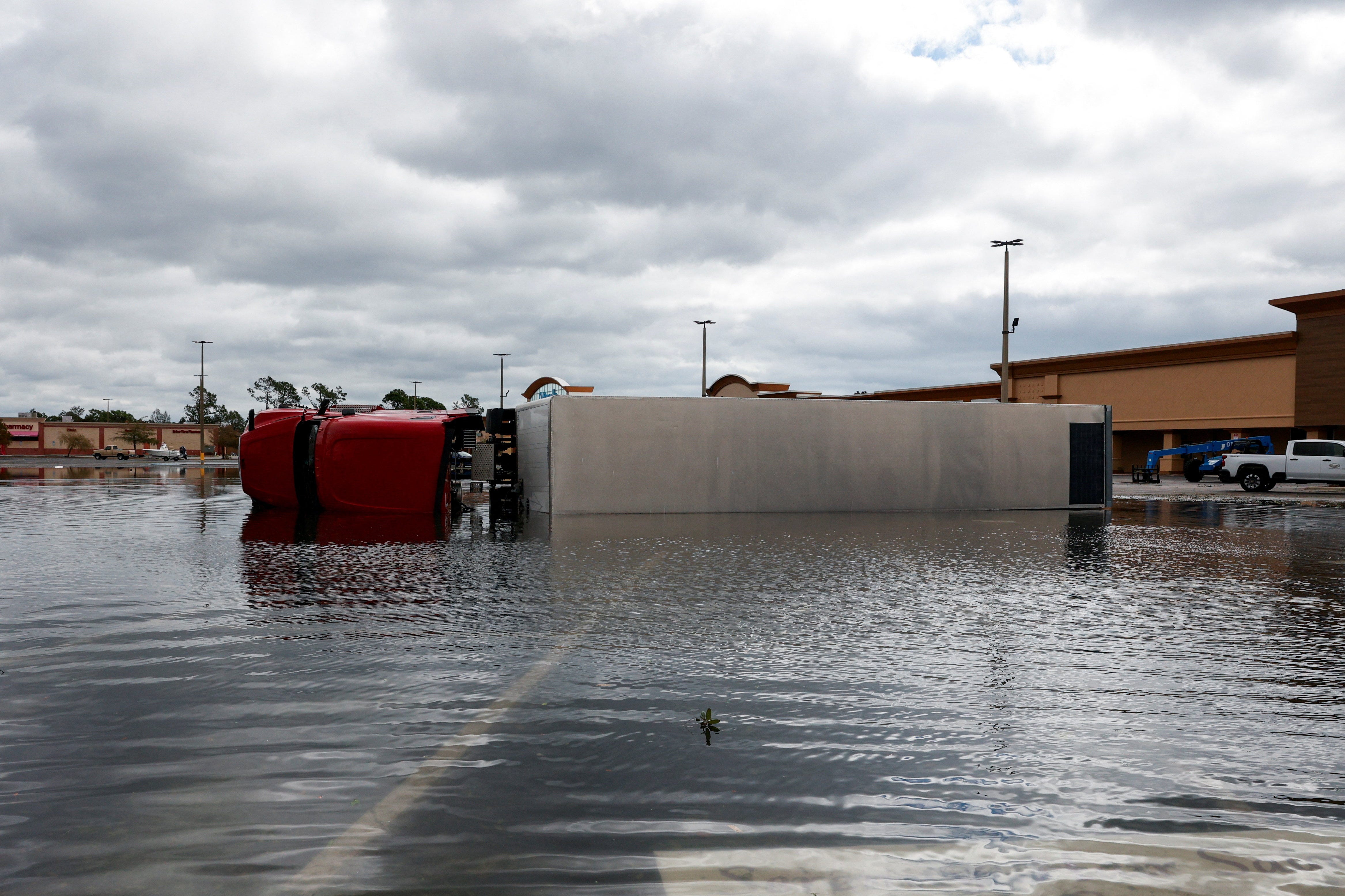 The aftermath of Hurricane Isaias in Gulf Breeze, Florida, on Oct. 10, 2026. 