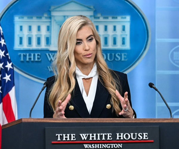 Newly appointed White House Press Secretary Katie Zacharia in Washington, D.C., on October 13, 2026. (Photo by Jim WATSON / AFP via Getty Images)